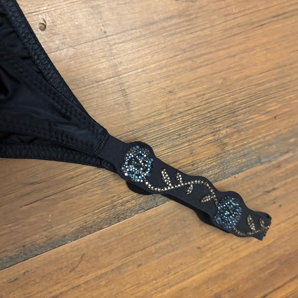 NWT VS beaded shine strap Brazilian panties - Picture 6 of 8